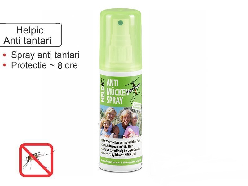  Spray protectiv contra tantarilor Helpic  